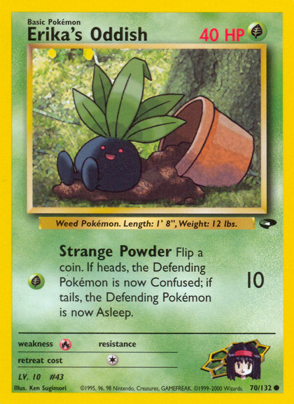 Gym Challenge Erika's Oddish #70/132 unlimited